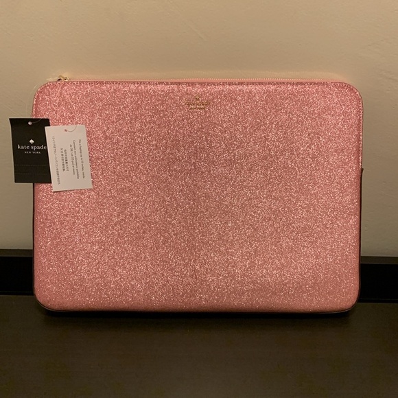 KATE SPADE Glimmer Laptop Sleeve in Glitter Mixed Material - Picture 3 of 6